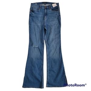 NWT Calvin Klein Jeans Women's Size 10/30  Blue Super High Rise Flare